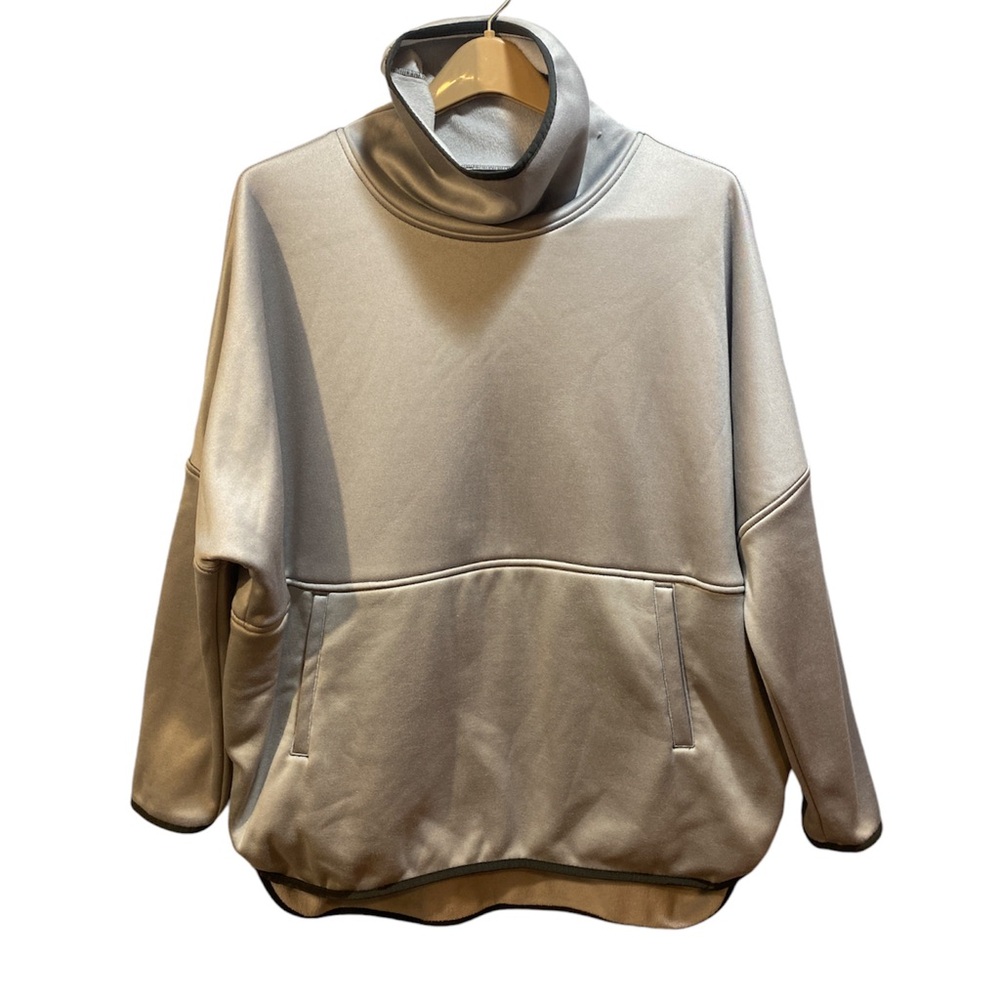 The North Face women’s large gray cozy slacker pullover cowl neck